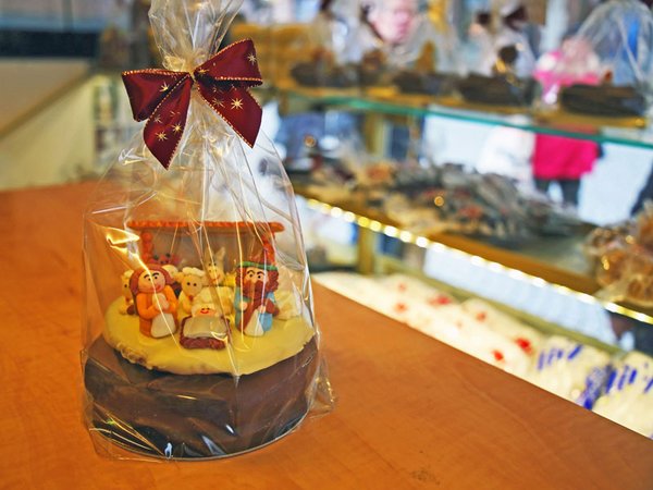 Leipziger Wochenmarkt: Baumkuchen der Bäckerei Nestler, Foto: Karolin Kelm 