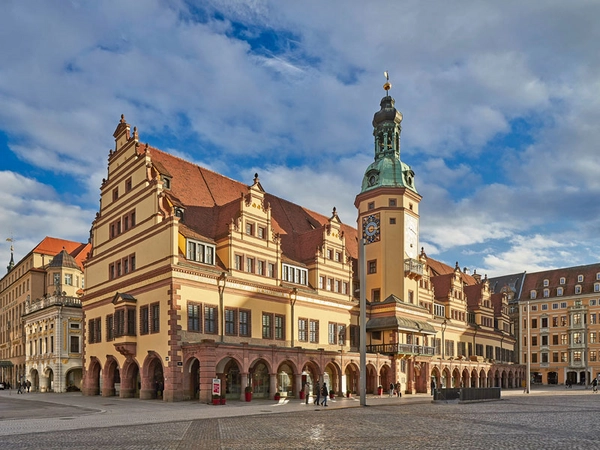 Altes Rathaus in Leipzig im Januar 2019, Foto: Punctum / Peter Franke