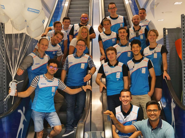 Das Team von DECATHLON in Nova Eventis, Foto: DECATHLON Deutschland