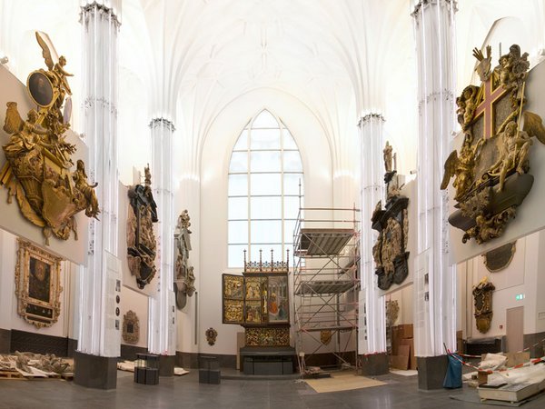 Die Epitaphien im Altarraum des Paulinum – Aula und Universitätskirche St. Pauli in Leipzig, Foto: Marion Wenzel