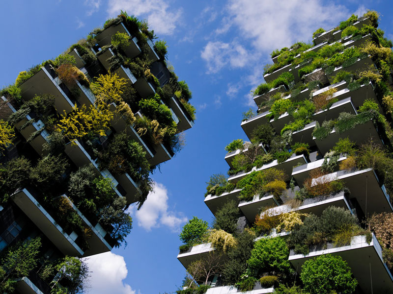 Ökolöwe macht sich für "Bosco Verticale" auf dem Wilhelm-Leuschner