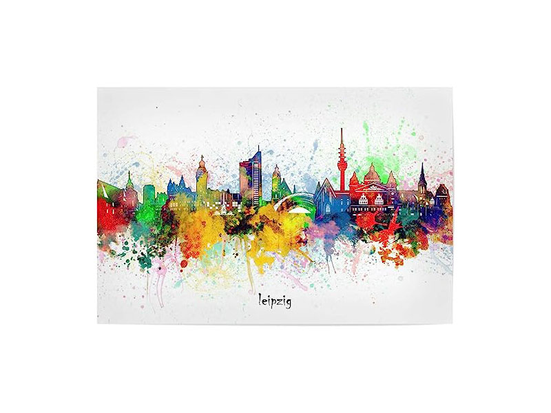 Poster: Leipzig Skyline, Foto: artboxONE