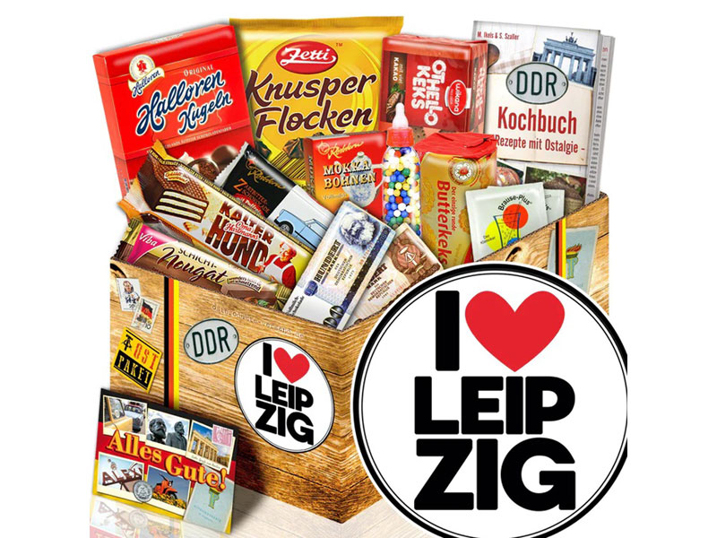 I love Leipzig - Süßigkeiten Set DDR, Foto: Ostprodukte-Versand.de