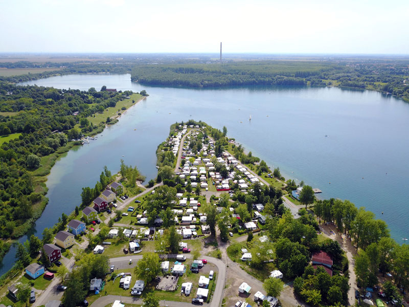 Campingplatz am Kulkwitzer See, Foto: Blauwasser Seemanagement GmbH