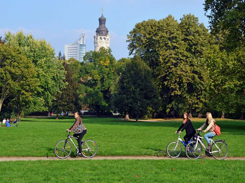 Fahrradtour im Johannapark, Foto: Andreas Schmidt