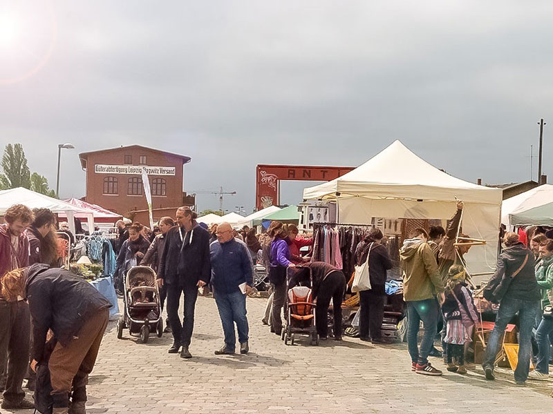 Westbesuch auf dem Bürgerbahnhof Plagwitz, Foto: Westbesuch e.V.