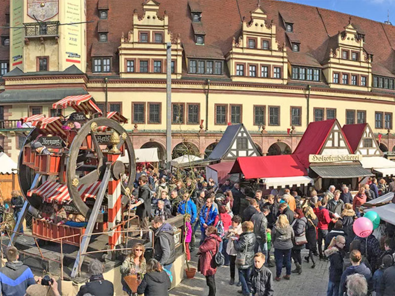 Ostermarkt mit Historischer Ostermesse, Foto: Marktamt / Stadt Leipzig